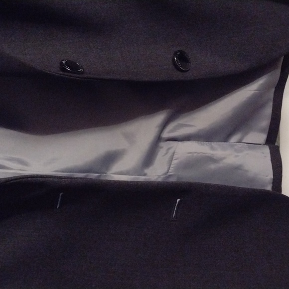 Calvin Klein Ladies Blazer Jacket Size 12 Gray in color. - Picture 4 of 6